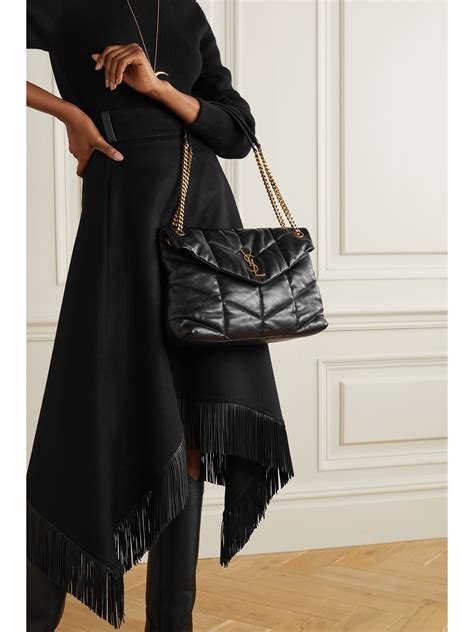 ysl bag loulou black|ysl loulou puffer suede.